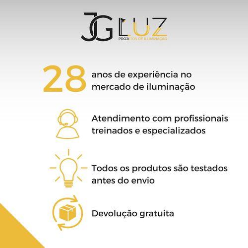 Kit 4 Arandela Blindada Efeito 2 Fachos Duplo Led 4w 3000k - Initial / CTB Imagem de Kit 4 Arandela Blindada Efeito 2 Fachos Duplo Led 4w 3000k
