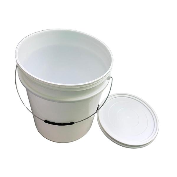 Kit 4 Balde Alimentício 20 Litros Tampa Fechamento Hermética com Lacre Alça Metálica Balde Industrial Atóxico - Kaori Imagem de Kit 4 Balde Alimentício 20 Litros Tampa Fechamento Hermética com Lacre Alça Metálica Balde Industrial Atóxico