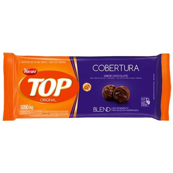 Imagem de Kit 4 Barras Chocolate Cobertura Trufas/Bombons Top Harald