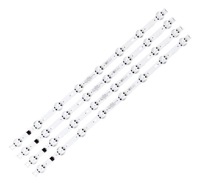 Imagem de Kit 4 Barras Led Compatível Tv 55um7650psb 55um7520psb Pci Eletro Parts