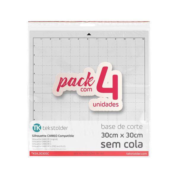 Imagem de Kit 4 Bases De Corte Silhouette Cameo 30x30 Sem Cola