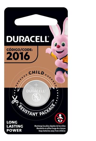Kit 4 Bateria Cr2016 3V Duracell Pilha Botão Original Imagem de Kit 4 Bateria Cr2016 3V Duracell Pilha Botão Original