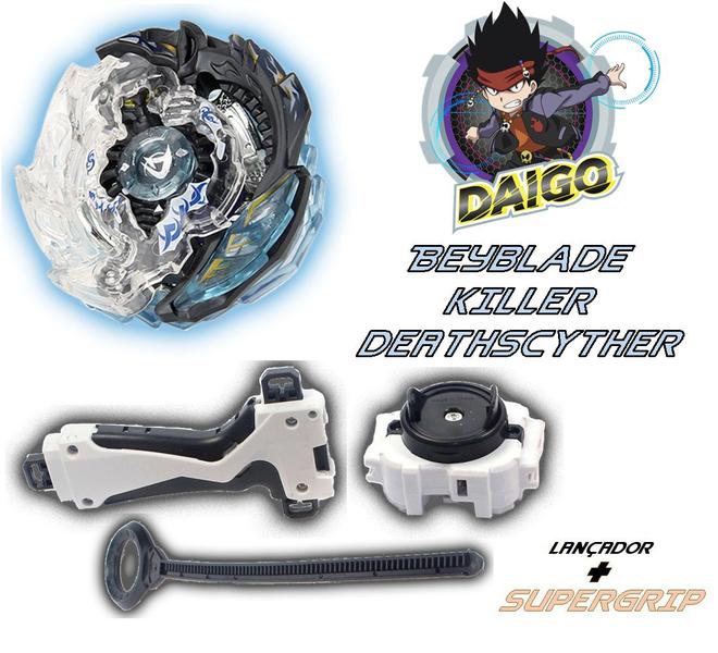 Imagem de Kit 4 Beyblade Burst com Lançador Rantaro, Daigo, Shu E Outros 