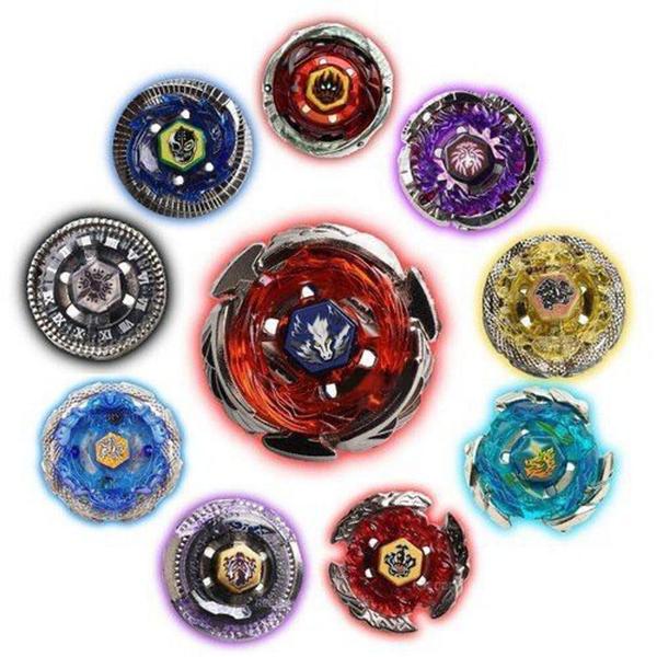 Imagem de Kit 4 Beyblade Metal Led + Lançador + Arena  Tornado Brinquedo Lança Blay Blade Luz