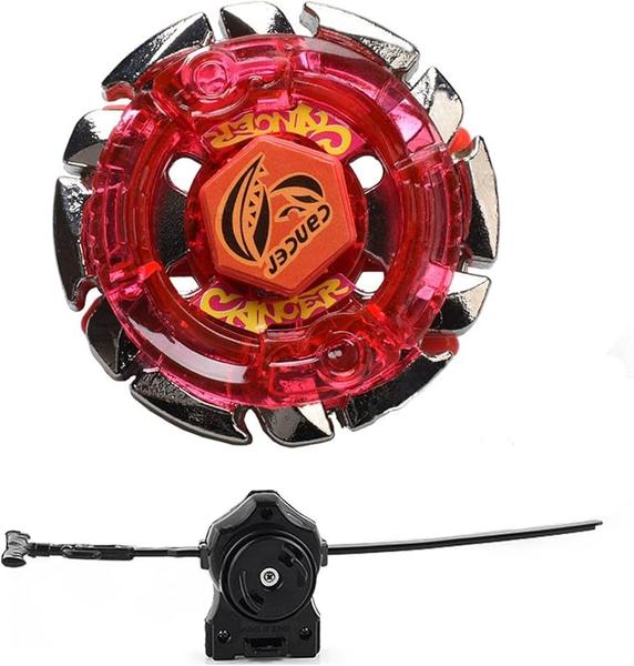 Imagem de Kit 4 Beyblades Metal Fusion + 4 Lançadores - Top Gyro