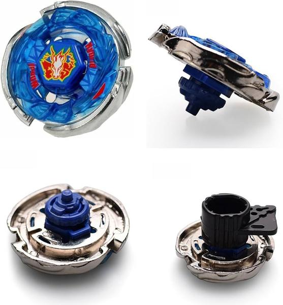 Imagem de Kit 4 Beyblades Metal Fusion + 4 Lançadores - Top Gyro