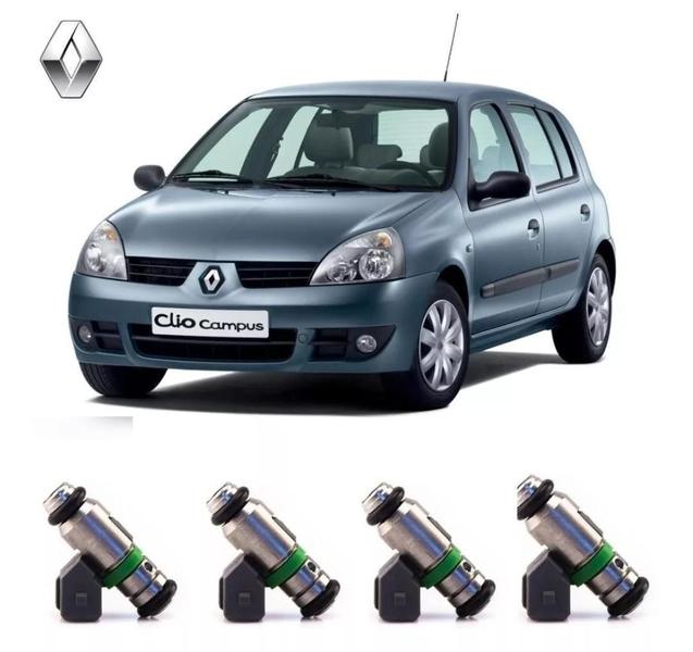 Imagem de Kit 4 Bico Injet Iwp143 Clio/Scénic/Par 1.6L 16V Gas 4 Bico