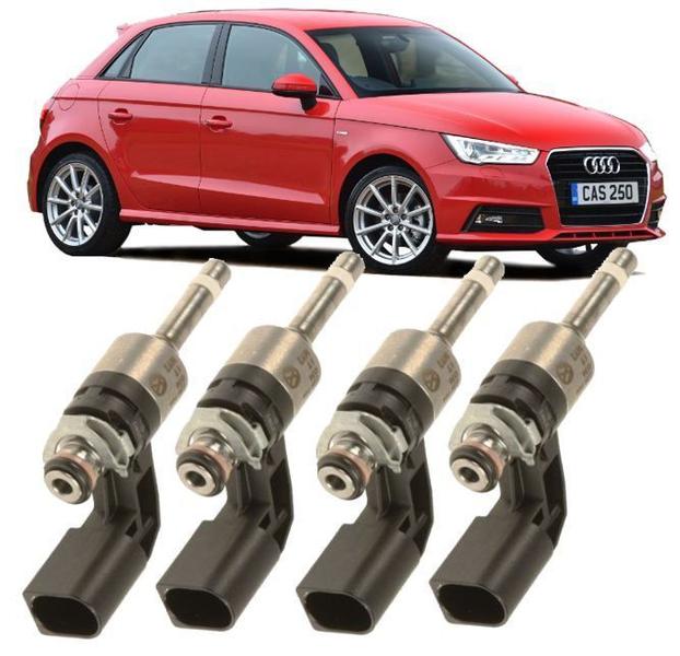 Imagem de Kit 4 Bico Injetor Audi A1 1.4 Tfsi Turbo 122cv e 185cv de 2011 a 2014 - 03c906036m