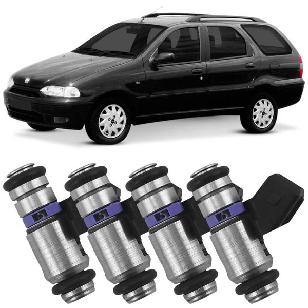 Imagem de Kit 4 Bico Injetor Fiat Palio Weekend 1.0 1.3 1.5 99 a 2004 Ete