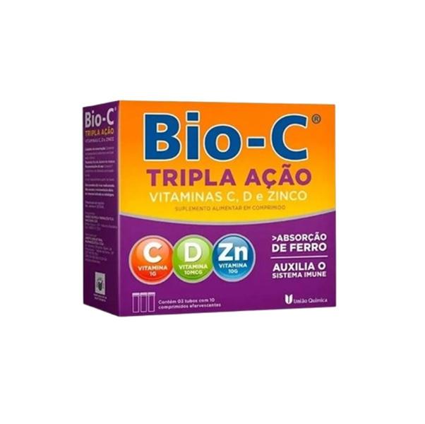 Imagem de Kit 4 Bio-c Tripla Ação Efervescente C/30 Comprimidos