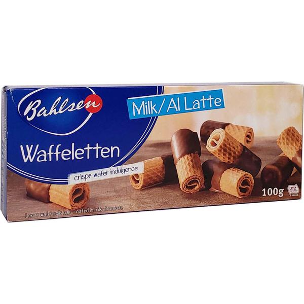 Imagem de Kit 4 Biscoito Alemão Bahlsen Waffeletten Milk 100G