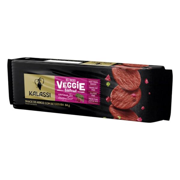 Kit 4 Biscoito Snack De Arroz Kalassi Sabor Beterraba 84 Gr Imagem de Kit 4 Biscoito Snack De Arroz Kalassi Sabor Beterraba 84 Gr
