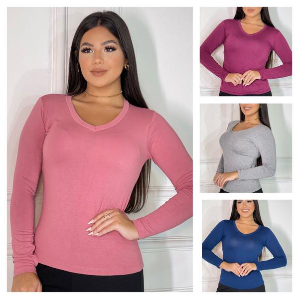 Blusa De Frio Feminina Segunda Pele Blusa Feminina Térmica Segunda