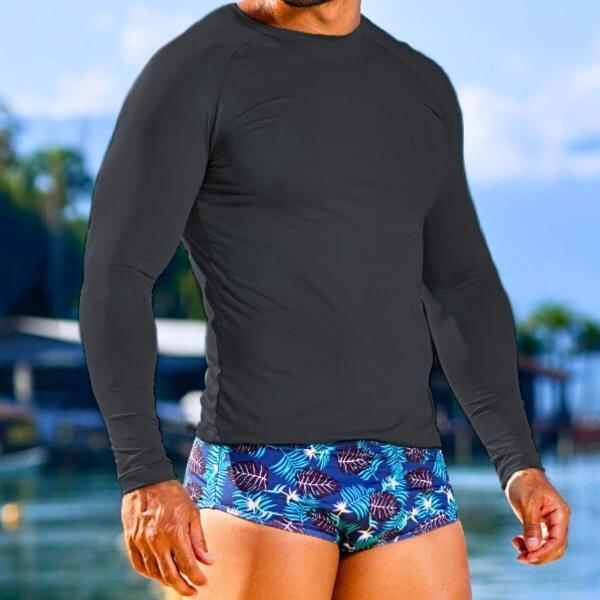 Kit 4 Blusas Manga Comprida Térmica Masculina Tecido Gelado Frio e Calor Fator Uv 50+ Compressão Slim Marca Original - SIGMA Imagem de Kit 4 Blusas Manga Comprida Térmica Masculina Tecido Gelado Frio e Calor Fator Uv 50+ Compressão Slim Marca Original