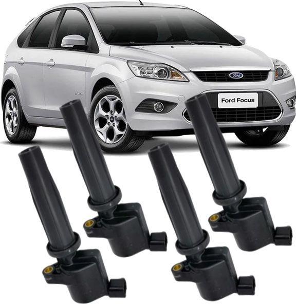 Imagem de Kit 4 Bobina de Ignicao Focus 2.0 16V Duratec de 2004 À 2017 - Original Ford