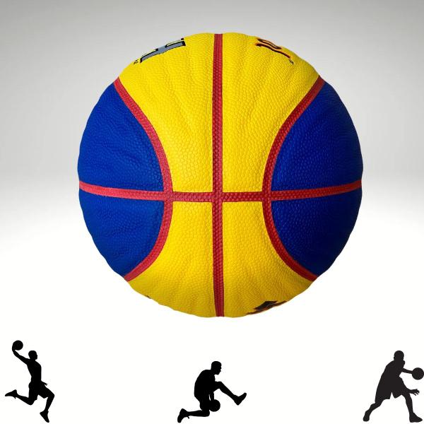 Imagem de Kit 4 Bola de Basquete Oficial 3x3 Profissional Tam 7 +NF