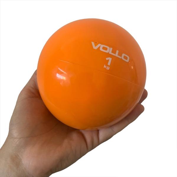 Imagem de Kit 4 Bolas de Peso 1Kg Toning Ball Heavy VP1061 Vollo Sports Laranja