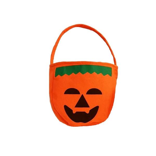 Imagem de Kit 4 Bolsas de Abóbora de Halloween Mini Sacola De Doces