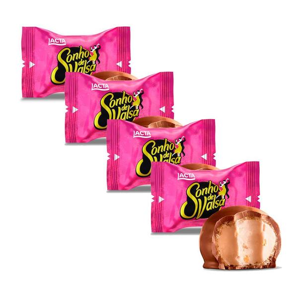 Kit 4 Bombom Lacta Sonho de Valsa com 1 Unidade Imagem de Kit 4 Bombom Lacta Sonho de Valsa com 1 Unidade