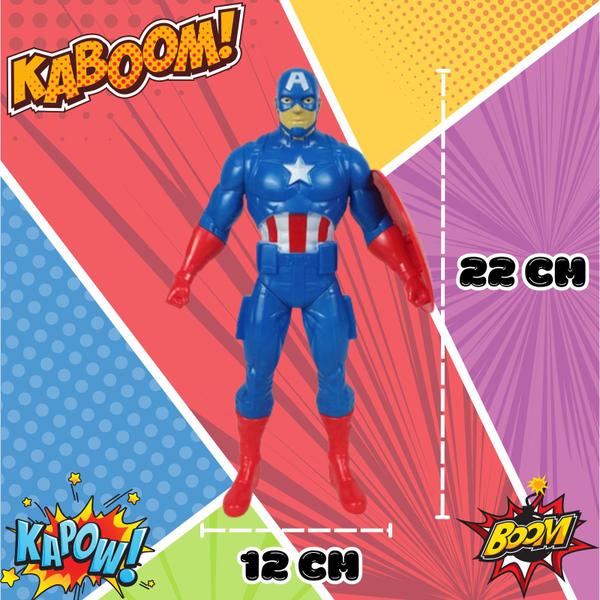 Kit 4 Boneco Heróis Marvel Vingadores Para Colecionadores Original ALL Seasons Imagem de Kit 4 Boneco Heróis Marvel Vingadores Para Colecionadores Original ALL Seasons