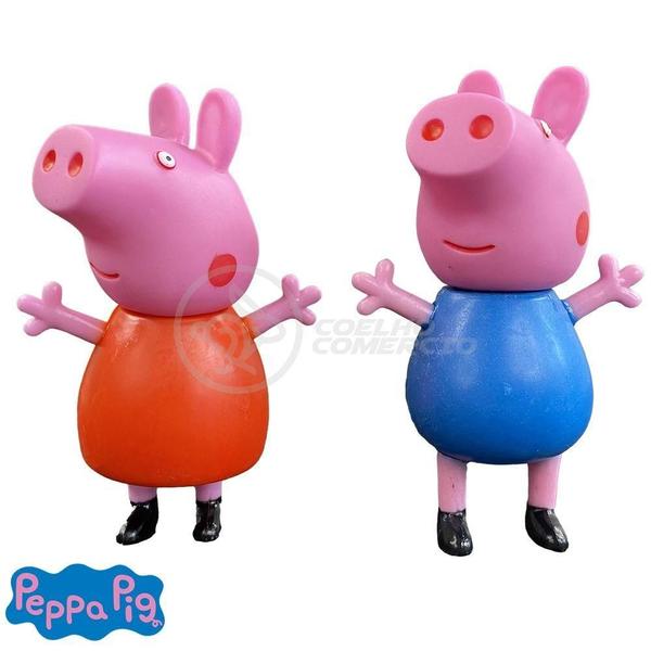 Imagem de Kit 4 Bonecos Familia Peppa Pig