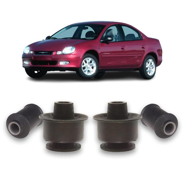 Imagem de Kit 4 Borracha Balança Leque Dianteiro Chrysler Neon 2000 01