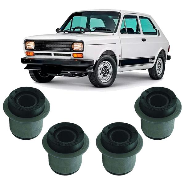 Imagem de Kit 4 Borracha Balança Traseira Fiat 147 1976 1977 1978 79