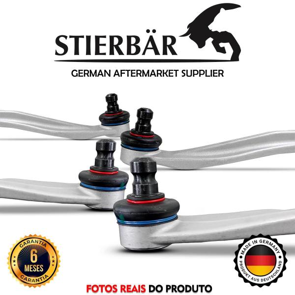 Imagem de Kit 4 Braço Controle Barra Oscilante Superior Suspensão Dianteira Original Stierbar Audi RS5 2011 2012 2013 2014 2015