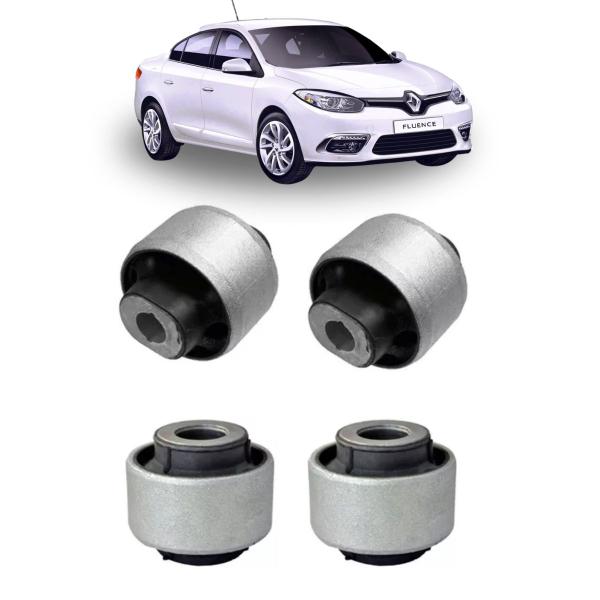 Imagem de Kit 4 Bucha Bandeja Balança Dianteira Renault Fluence 12/...