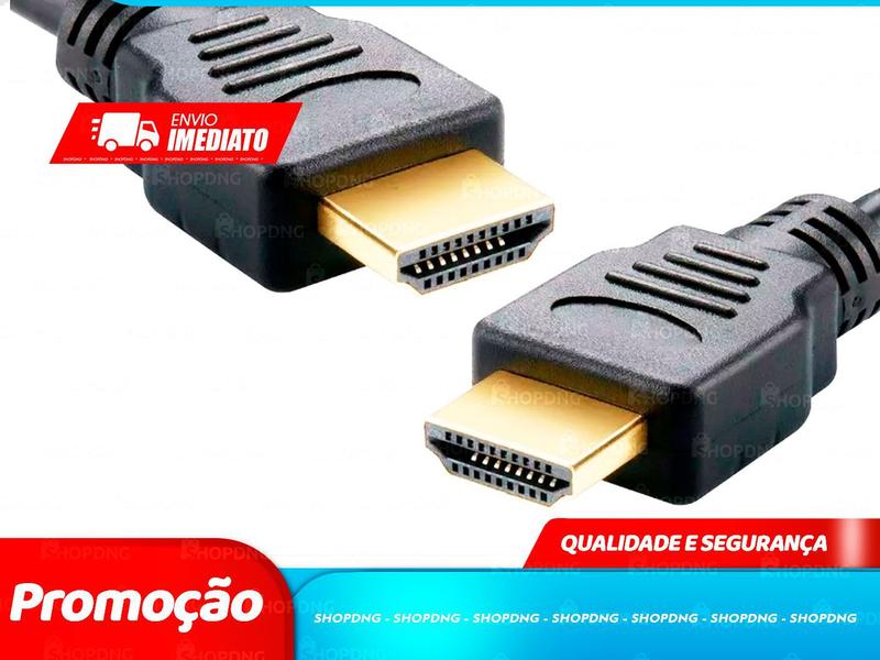 Imagem de kit 4 Cabos Hdmi X Hdmi 2 Metros 3d 1080p Banhado Ouro-Tback