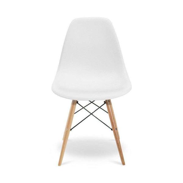 Imagem de Kit 4 Cadeiras Charles Eames Wood Design Eiffel Branca