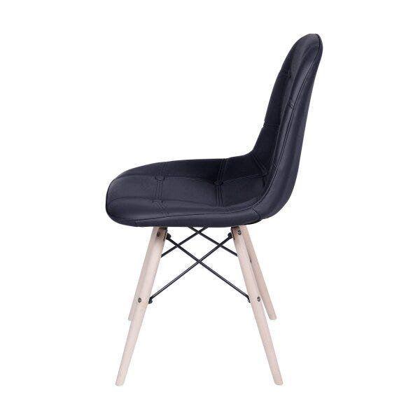 Imagem de Kit 4 Cadeiras Eames Eifeel Botone Or Design