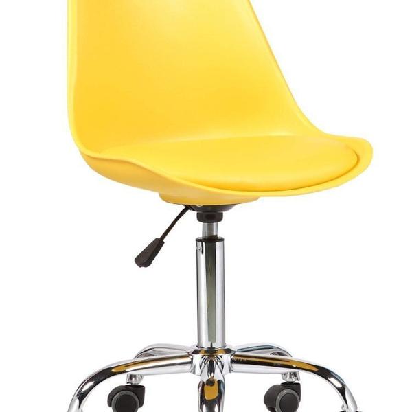 Imagem de Kit 4 Cadeiras para Escritório Secretária Decorativa Eames Chicago