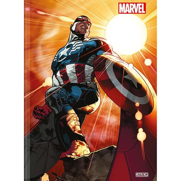 Imagem de Kit 4 Caderno Marvel Now Brochurinha 80 Fls + 1 Desenho Marvel