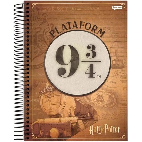 Imagem de Kit 4 Cadernos Harry Potter Espiral Médio College 96 Fls Foroni