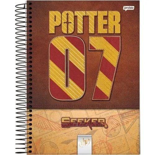 Imagem de Kit 4 Cadernos Harry Potter Espiral Médio College 96 Fls Foroni