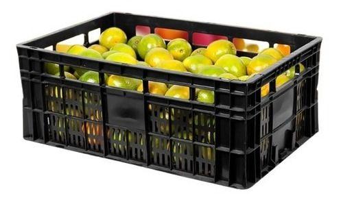 Imagem de Kit 4 Caixa Grande Frutas Larga Mercado Compra Ceasa