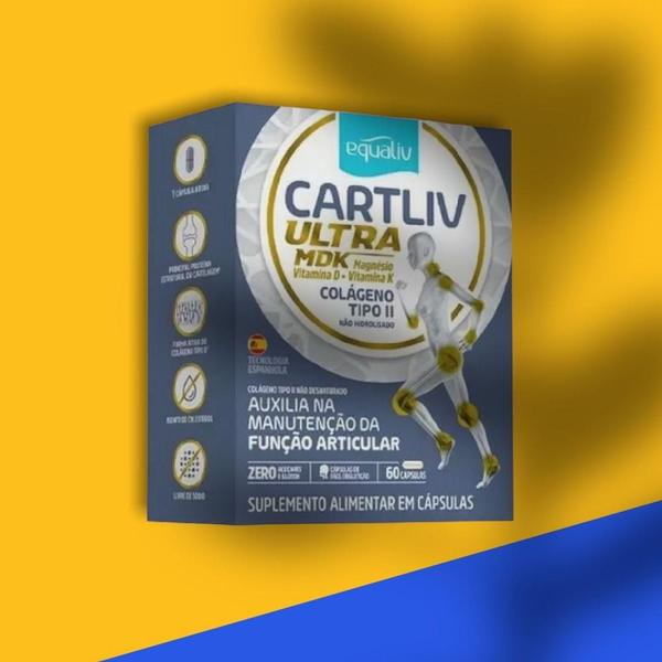 Imagem de Kit 4 caixas  Cartliv Ultra MDK 60 Cápsulas Equaliv