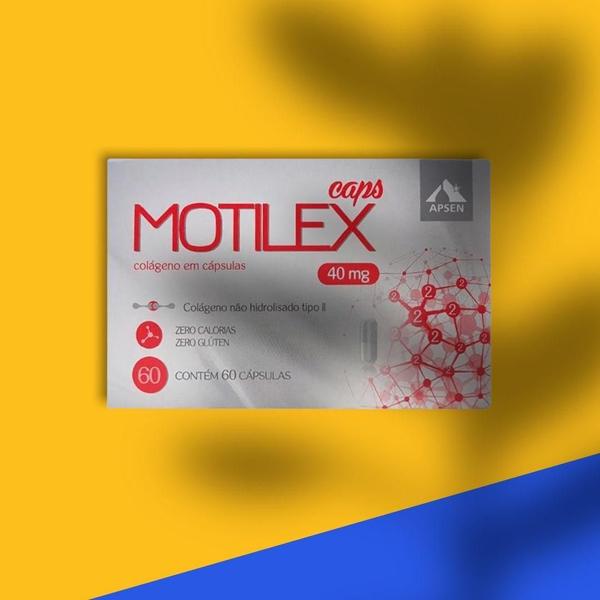 Imagem de Kit 4 Caixas Motilex Colágeno Tipo Ii 40Mg Com 60 Cápsulas