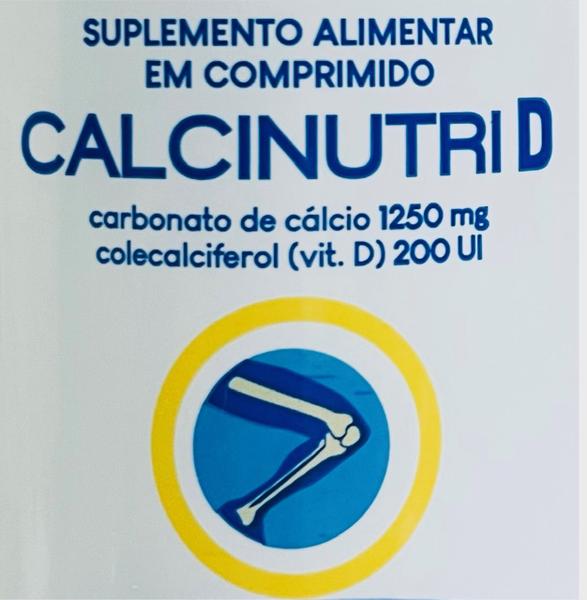 Imagem de Kit 4 Calcinutri D Carbonato De Cálcio 120 Comprimidos.