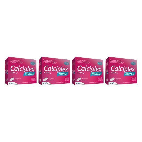 Imagem de Kit 4 Calciplex MDKCa Multivitaminico 60 Comp - Ecofitus