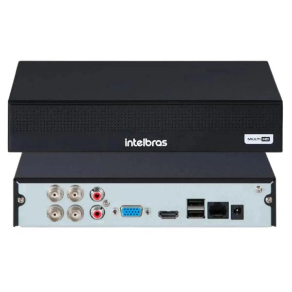 Imagem de Kit 4 Cameras de Segurança Intelbras VHD 3220b + com Audio Full Color 1080p Dvr mhdx 3004c 1TB