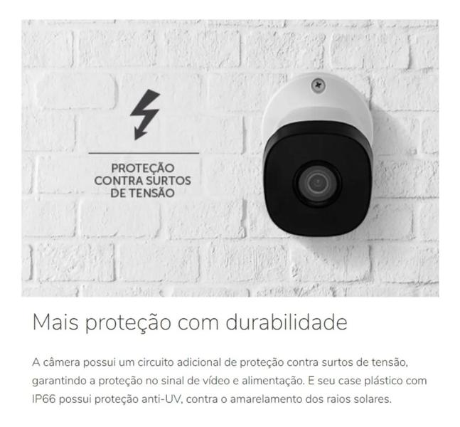 Imagem de Kit 4 Câmeras Intelbras 1120b Com Dvr 4 Canais E Hd Incluso