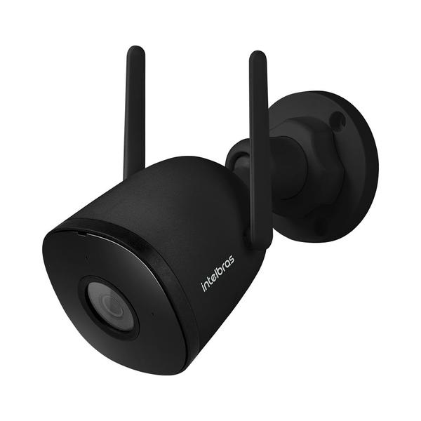 Imagem de Kit 4 Câmeras Inteligente Wi-Fi, Zoom e Áudio Externa iM5 SC Black Intelbras