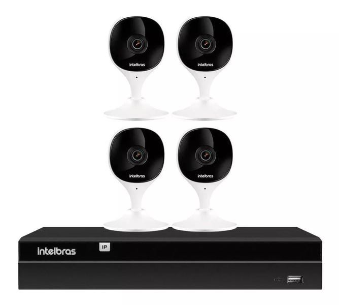kit 4 Câmeras Mibo Sem Fio Imx C Full Hd 1080p Nvr 4ch Intelbras Imagem de kit 4 Câmeras Mibo Sem Fio Imx C Full Hd 1080p Nvr 4ch Intelbras