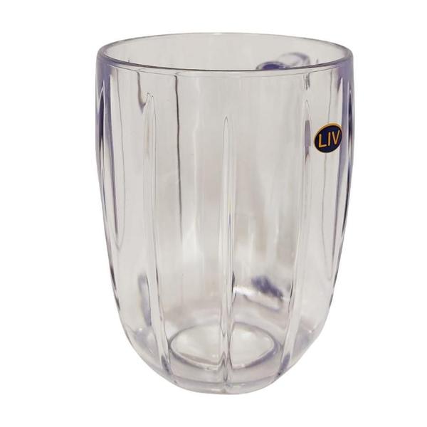 Imagem de Kit 4 Caneca Liv Acrílico Cristal Luxo Chopp 750Ml Paramount