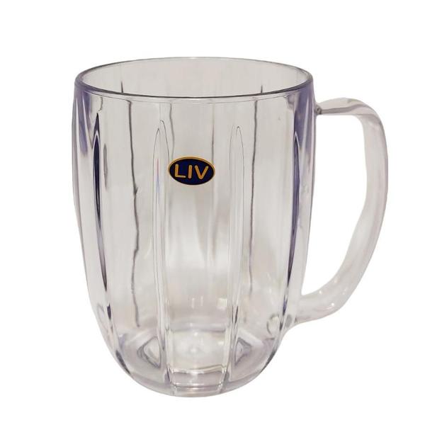 Imagem de Kit 4 Caneca Liv Acrílico Cristal Luxo Chopp 750Ml Paramount