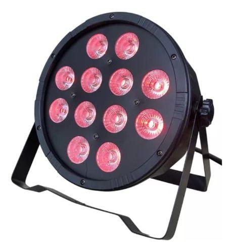 Imagem de Kit 4 Canhao 12 Leds 18w Rgbwa Strobo + Mesa Dmx C/cabos 10m