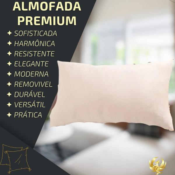 Imagem de Kit 4 Capa De Almofada Suede Retangular Decoração 50cmX30cm