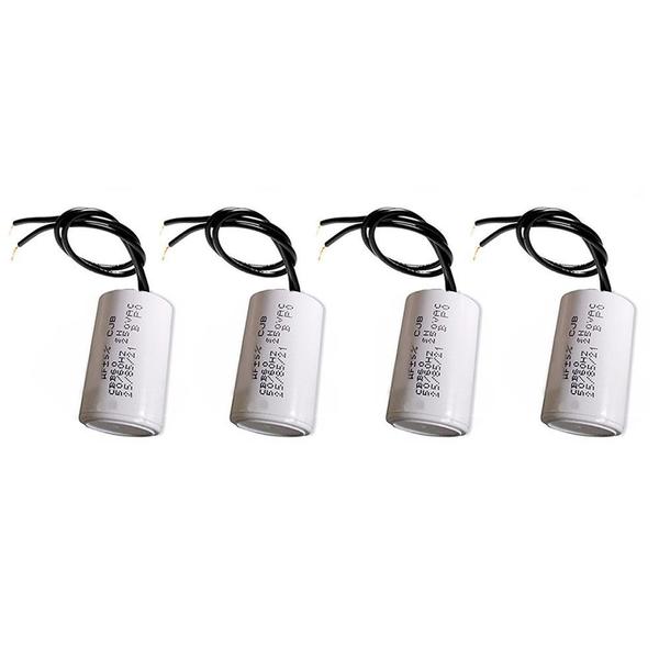 Kit 4 Capacitor 2 Fios Metalizados 10 UF 250 VAC Velti Delta - Venti-Delta Imagem de Kit 4 Capacitor 2 Fios Metalizados 10 UF 250 VAC Velti Delta